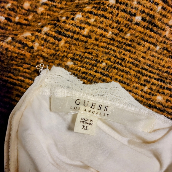 GUESS? Knee Length Lace Dress W/Keyhole Back - Picture 3 of 3